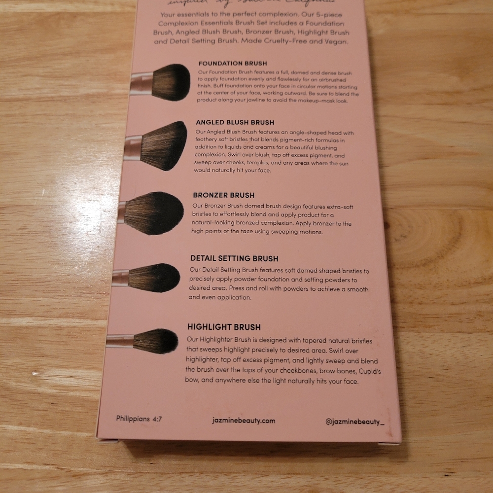 Jazmine Beauty Brush Set Duo - Picture 6 of 6